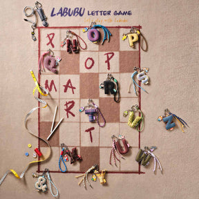 POP MART - Blind Box - LABUBU THE MONSTER PIN FOR LOVE SERIES Letter Pendant (N-Z)