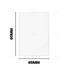 SILVERMINE Premium Card Sleeves | 65mm x 90mm