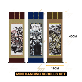 Yu-Gi-Oh! Official Card Game – ARTWORK SERIES Mini Hanging Scroll: The Egyptian God Cards Set (Japanese)