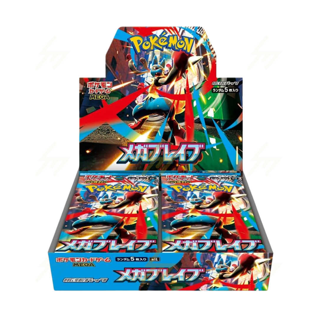 m1L & m1S - Pokemon TCG - Booster Box - MEGA - Mega Brave & Mega Symphonia (Japanese)