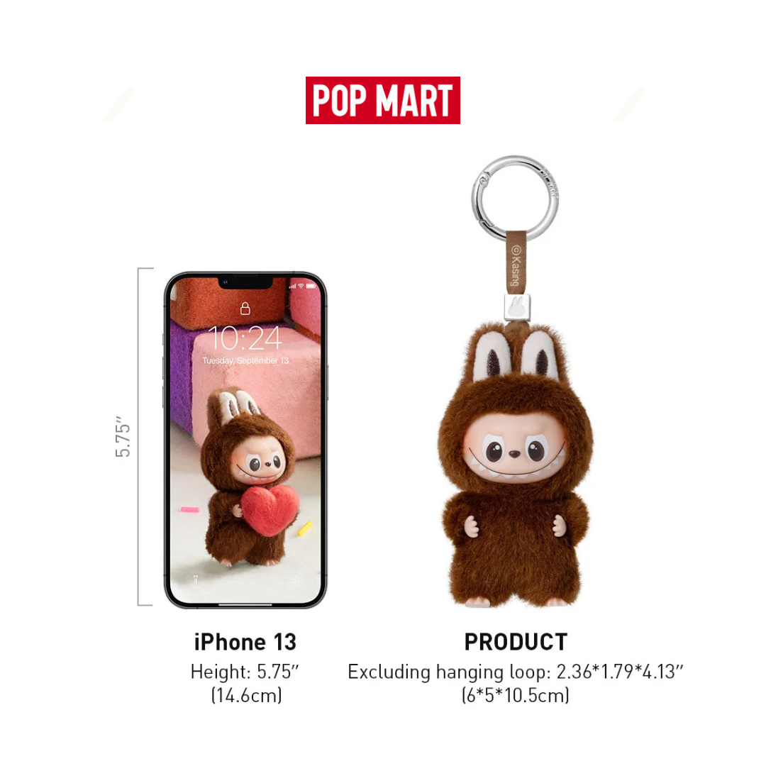 POP MART - Blind Box - LABUBU THE MONSTER PIN FOR LOVE SERIES Vinyl Plush Pendant (A-M)