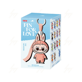 POP MART - Blind Box - LABUBU THE MONSTER PIN FOR LOVE SERIES Vinyl Plush Pendant (N-Z)