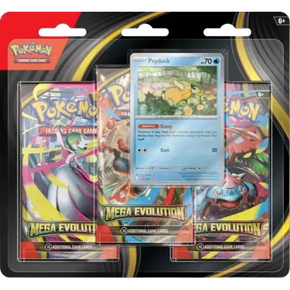 Mega Evolution 3 Pack Blister [Psyduck]