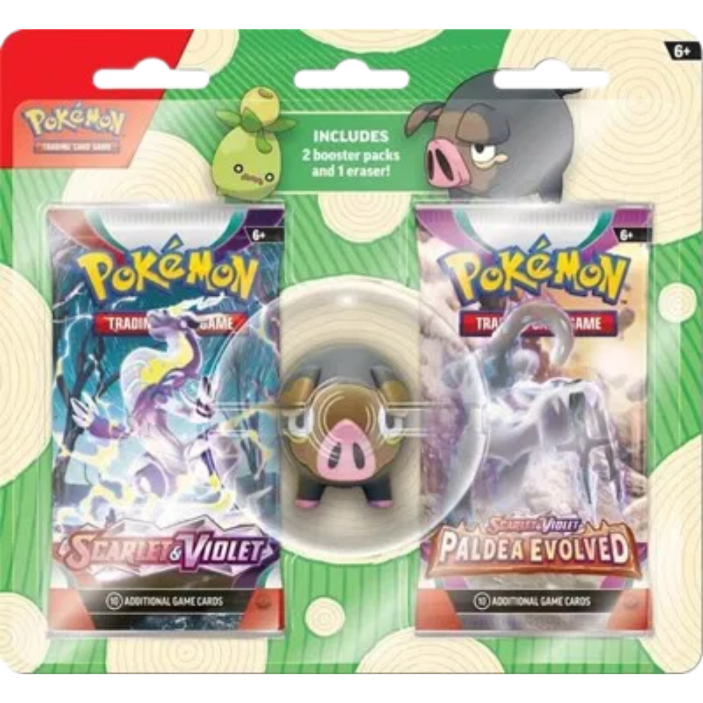 Pokemon TCG: Back to School Eraser Blister [Lechonk]