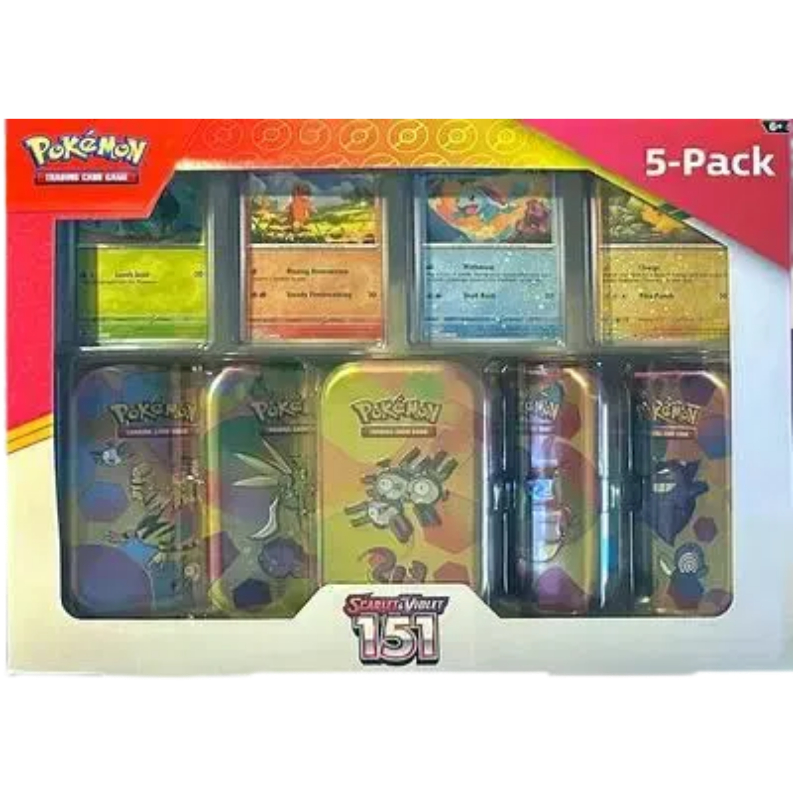 Costco Pokemon Scarlet & Violet 151 Mini Tin 5-pack (Magneton)