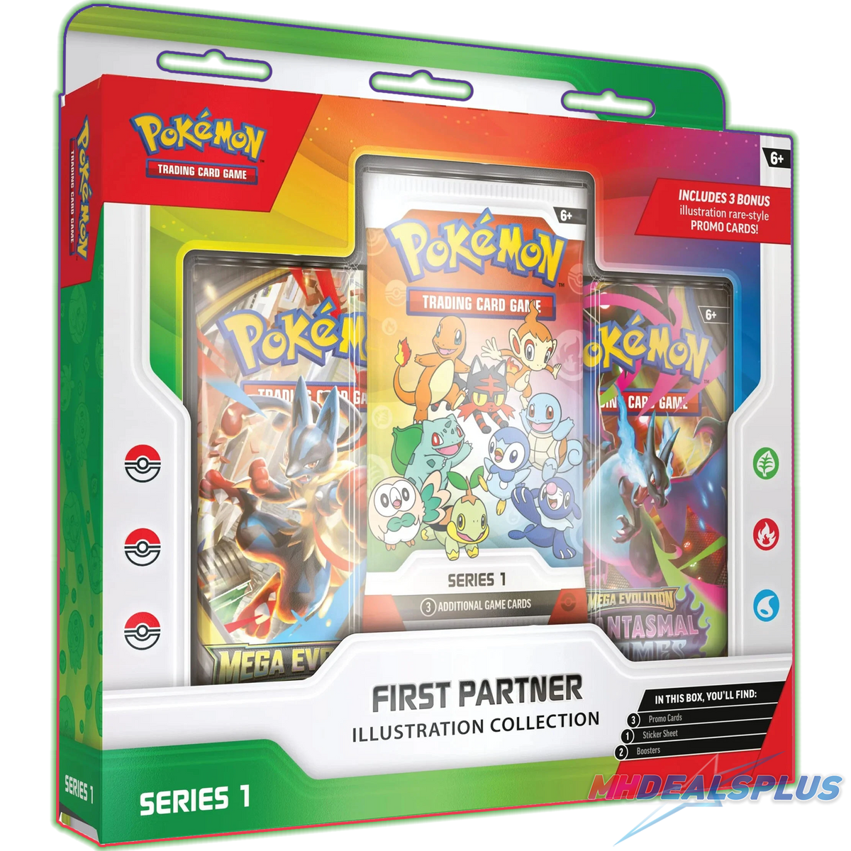 Pokemon First Partner Illustration Collection Series 1