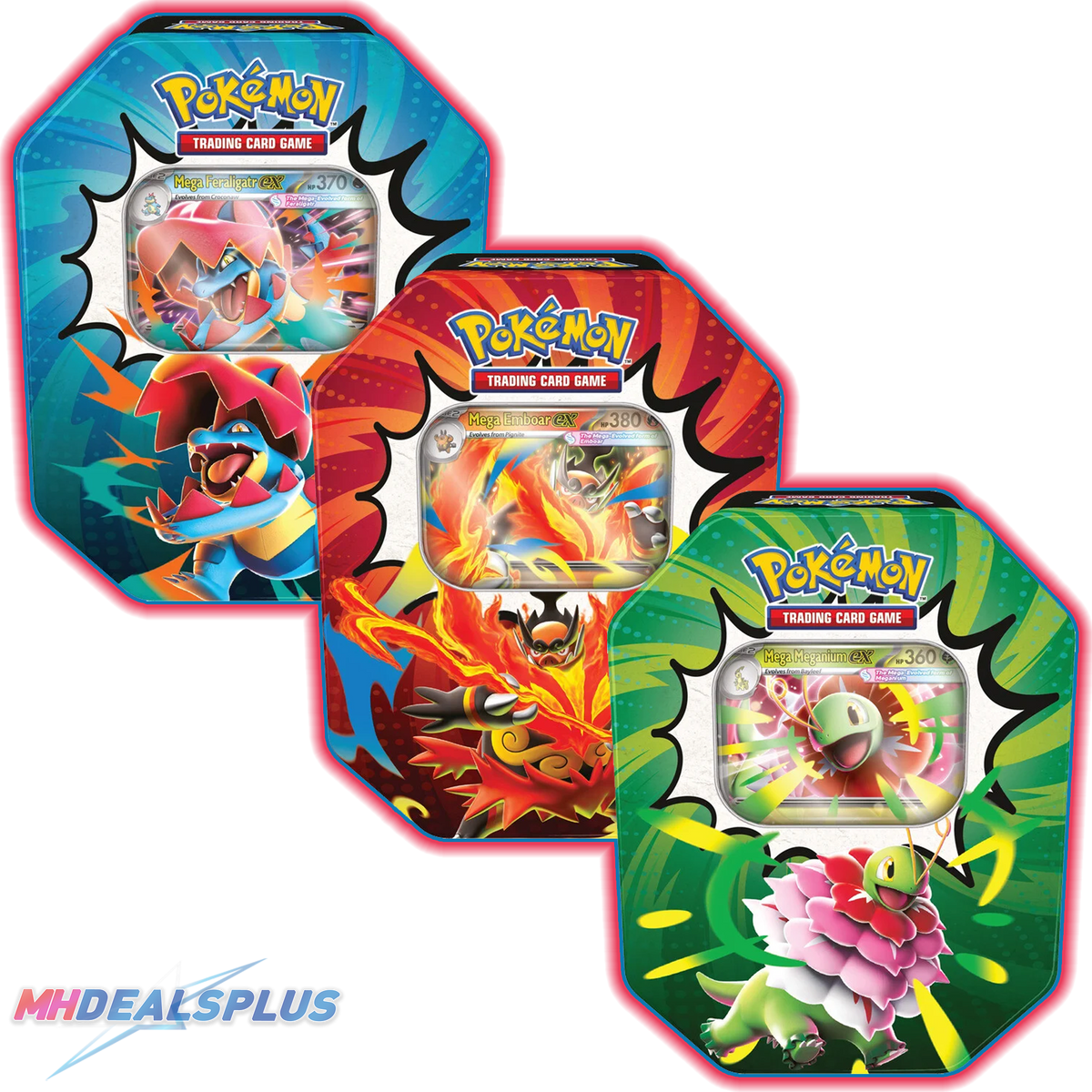 (Pre-Order) Pokemon Ascended Heroes Tin Set of 3