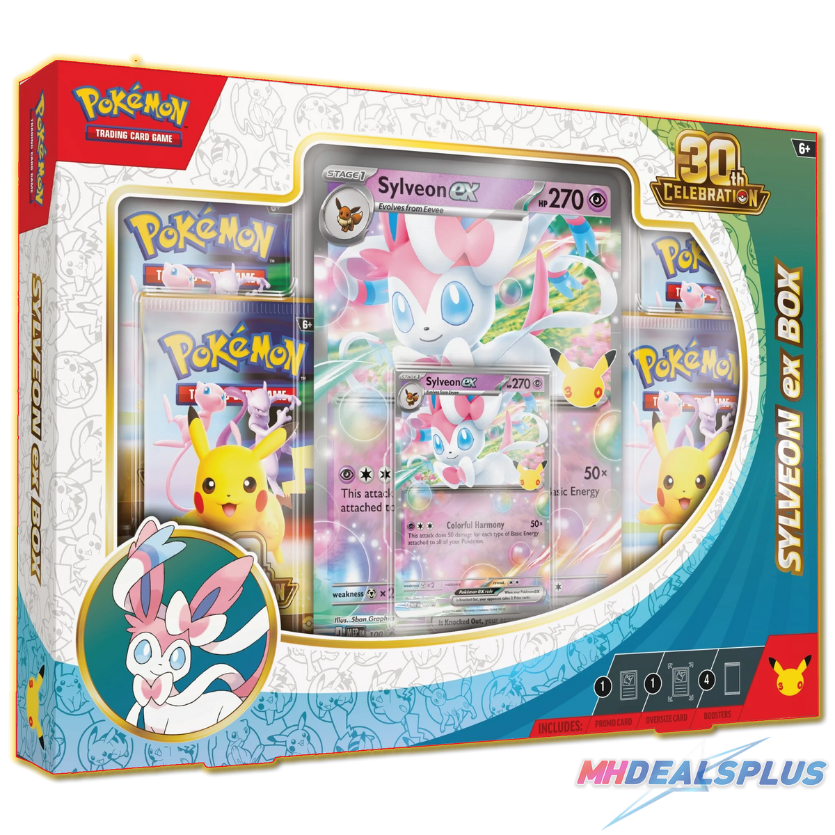 (Pre-Order) Pokemon 30th Celebration ex Box Set of 2 (Greninja ex/Sylveon ex)