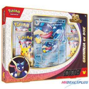 (Pre-Order) Pokemon 30th Celebration ex Box Set of 2 (Greninja ex/Sylveon ex)