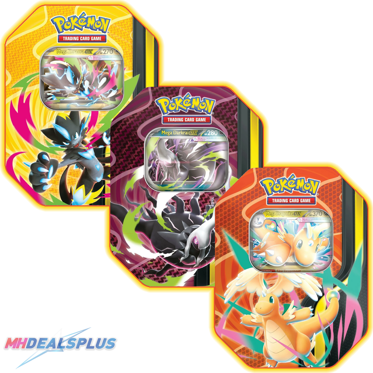 (Pre-Order) Pokemon Mega Forces Tin Set of 3