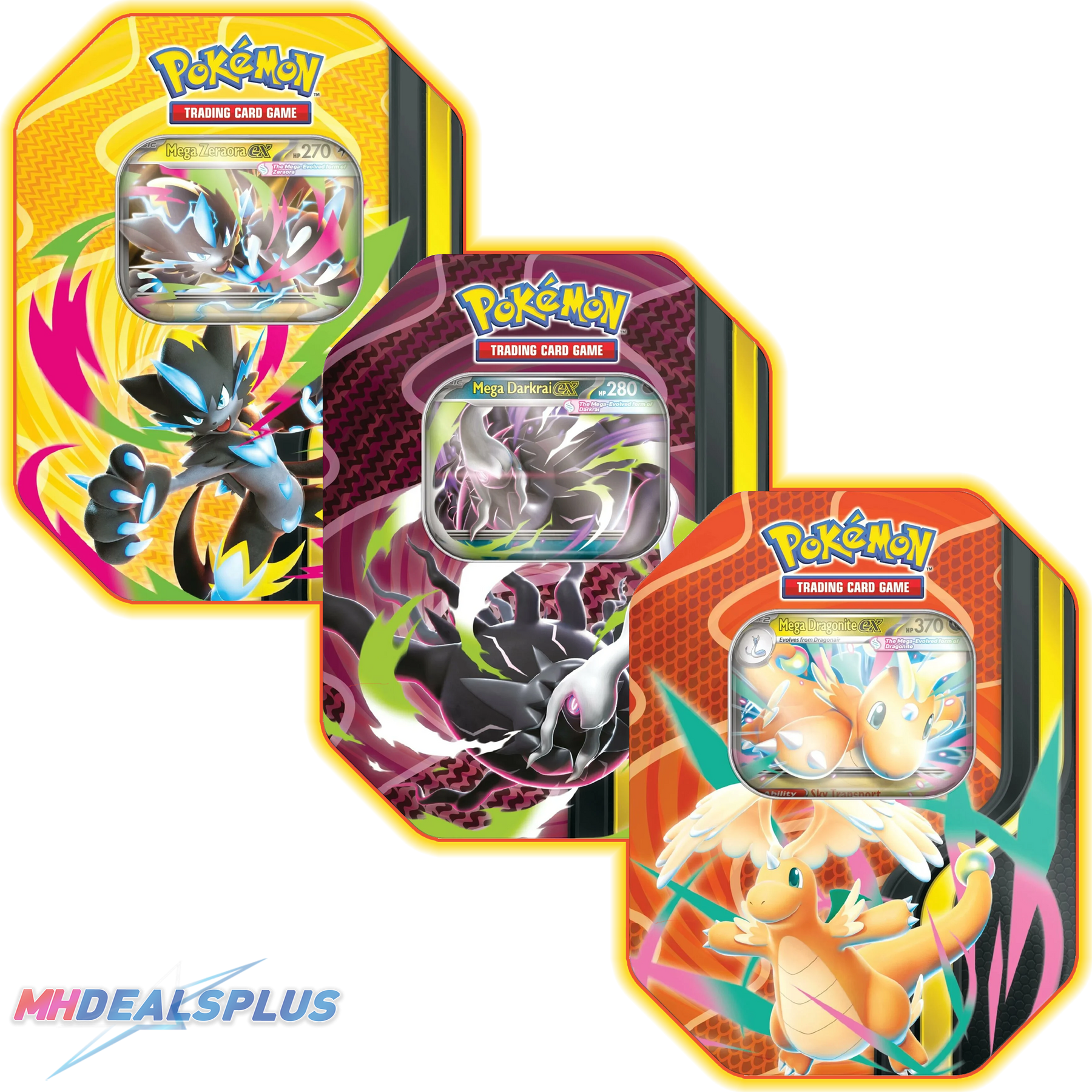 (Pre-Order) Pokemon Mega Forces Tin Set of 3
