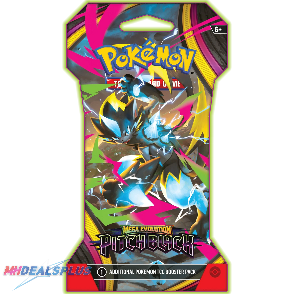 (Pre-Order) Pokemon Pitch Black Sleeved Booster Pack