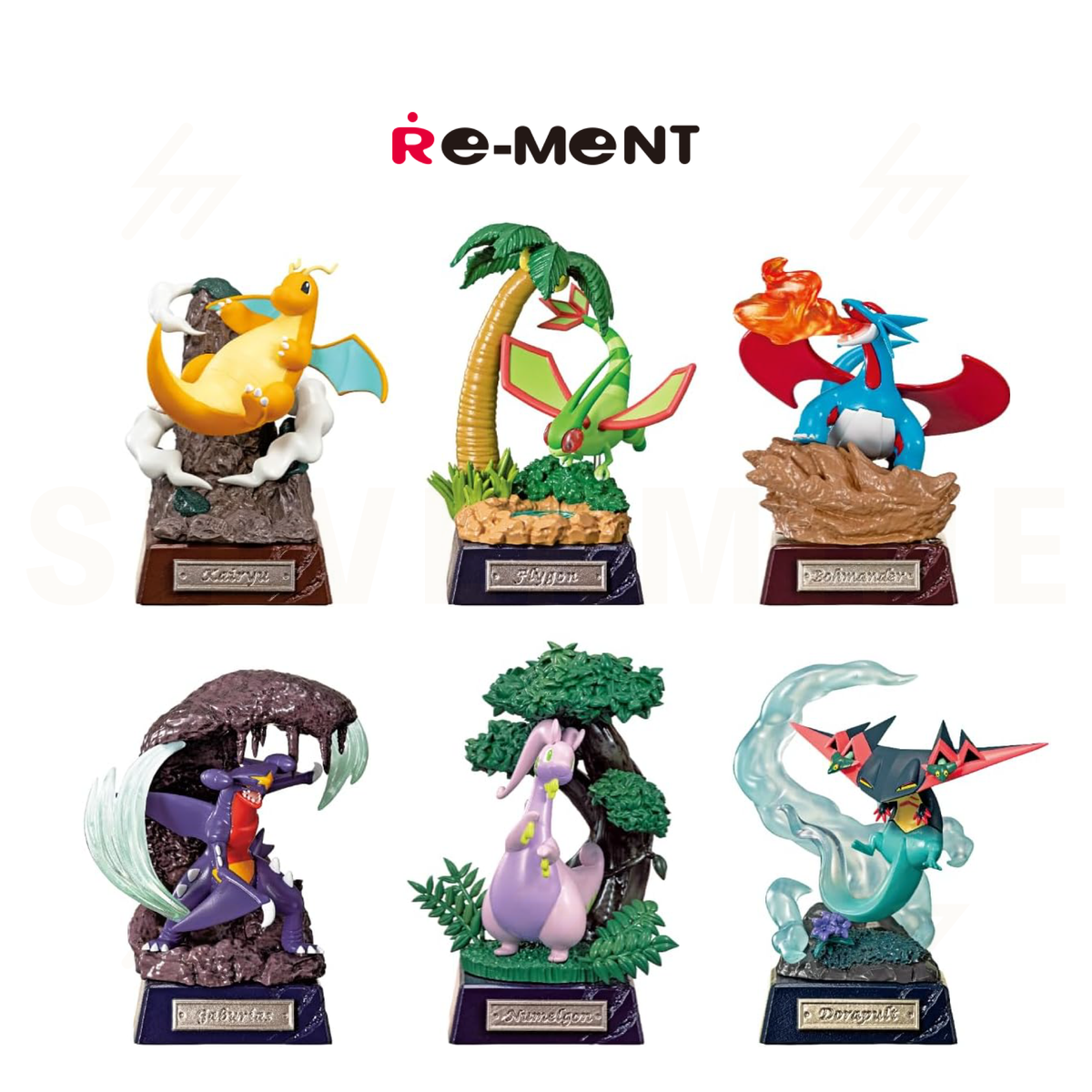 Re-Ment - Blind Box - Pokemon - POCKET STATUE -Dragon Type-