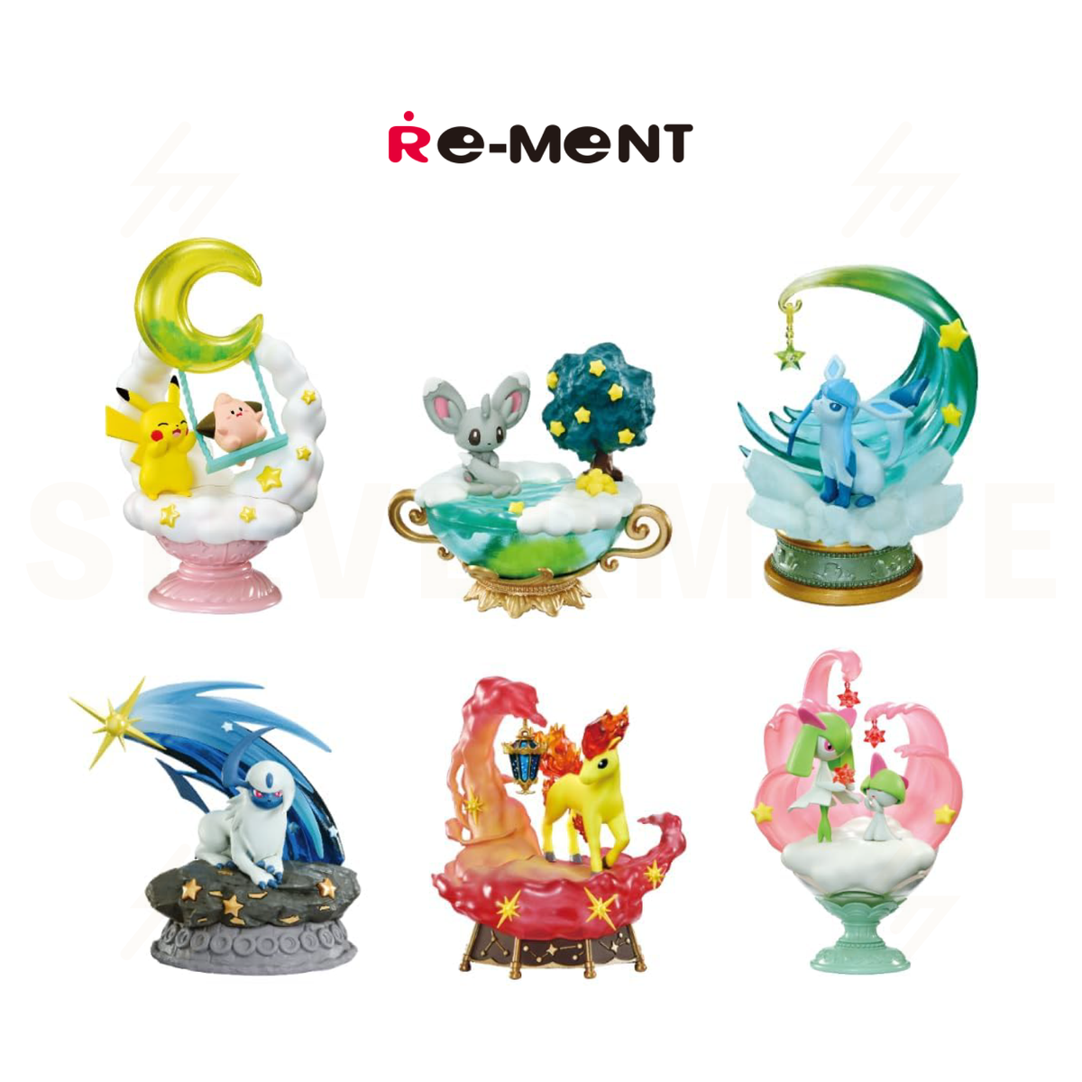 Re-Ment - Blind Box - Pokemon - Starrium Series 3 - Dreamy Moonlit Night