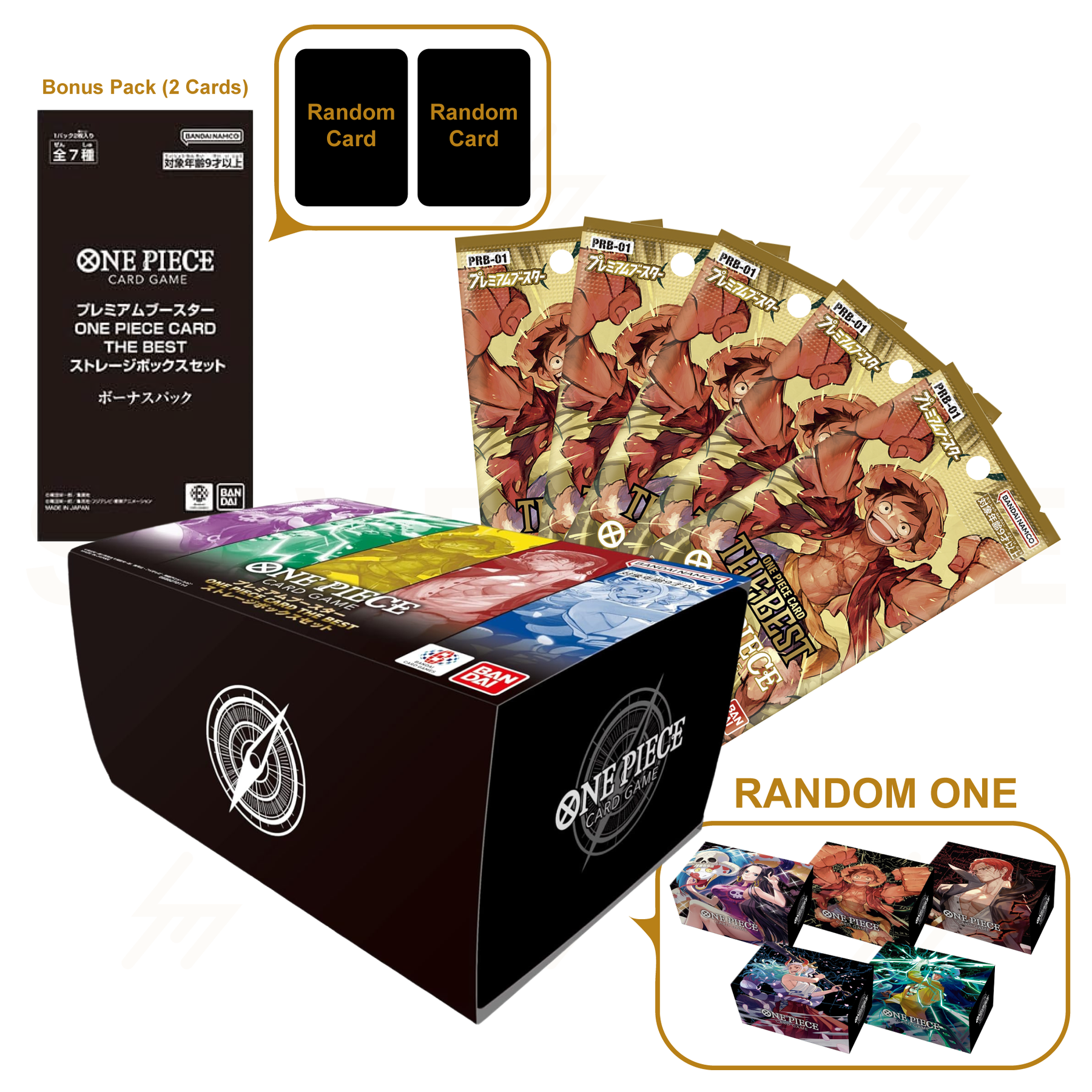 One Piece - Premium Booster ONE PIECE CARD THE BEST Storage Box Set