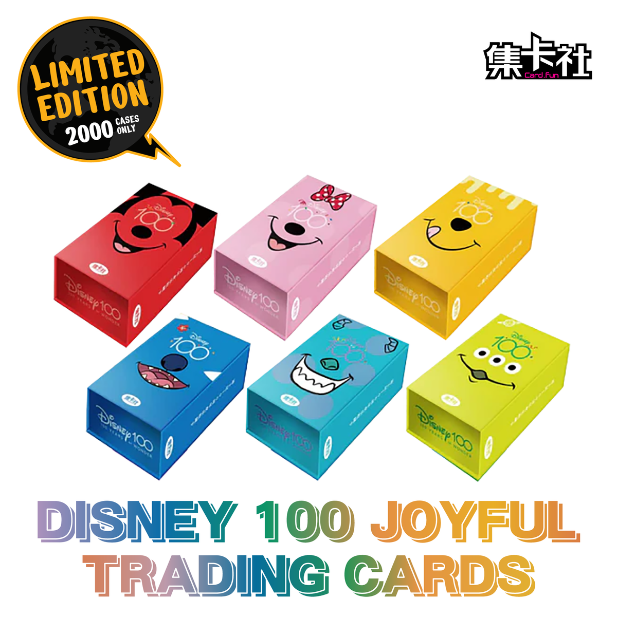 CardFun - Booster Box - Disney 100 Joyful Trading Card (Simplified Chinese)