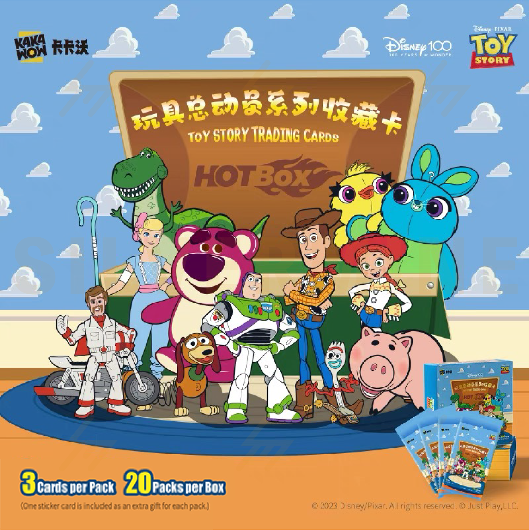 KAKAWOW - Booster Box - 2023 HOTBOX Toy Story Trading Cards