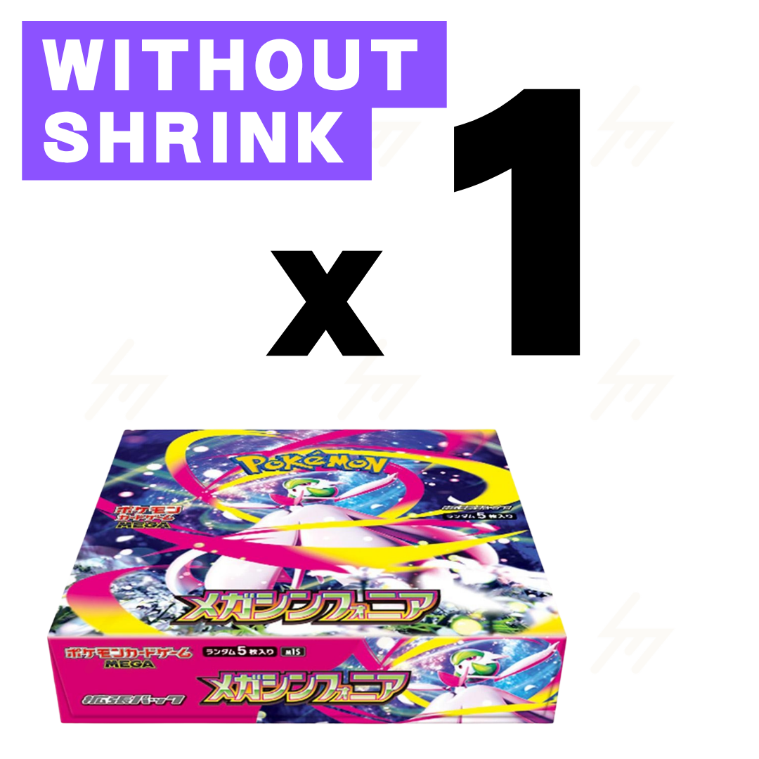 m1L & m1S - Pokemon TCG - Booster Box - MEGA - Mega Brave & Mega Symphonia (Japanese)