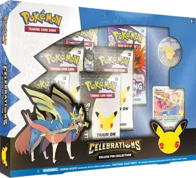 Celebrations Deluxe Pin Collection [Zacian LV. X]
